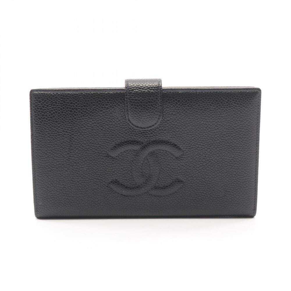 Chanel Coco Mark Bifold Wallet Grained #308066C59B